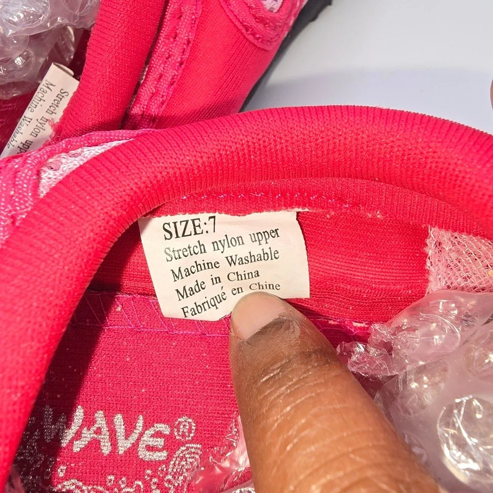 Wave Easy 7 Water Shoes Pink Beach Swim Pool Quick Dry Lightweight